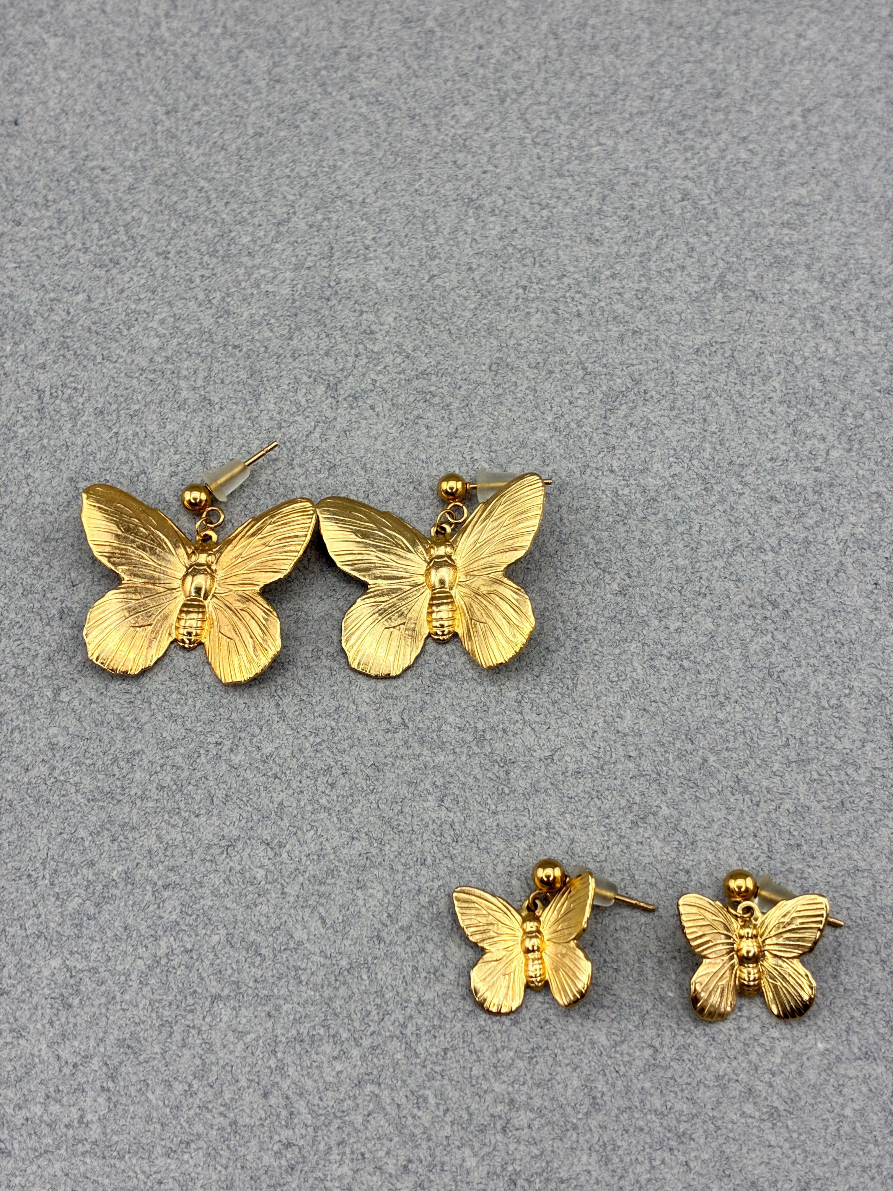 BOUCLES D'OREILLES Papillons XL