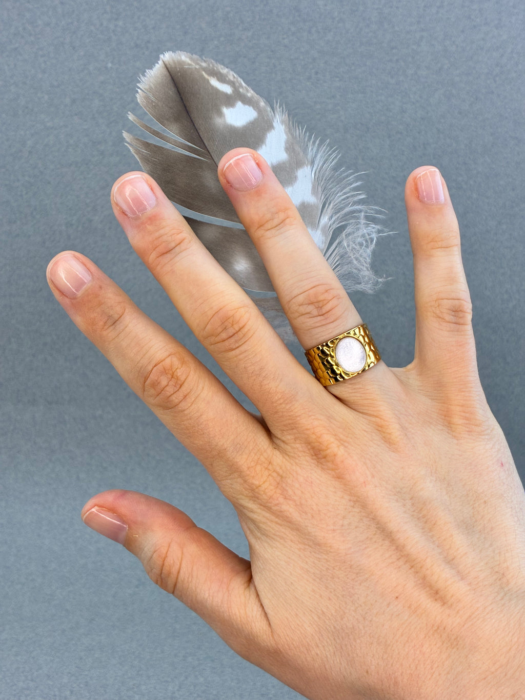 BAGUE Blanche
