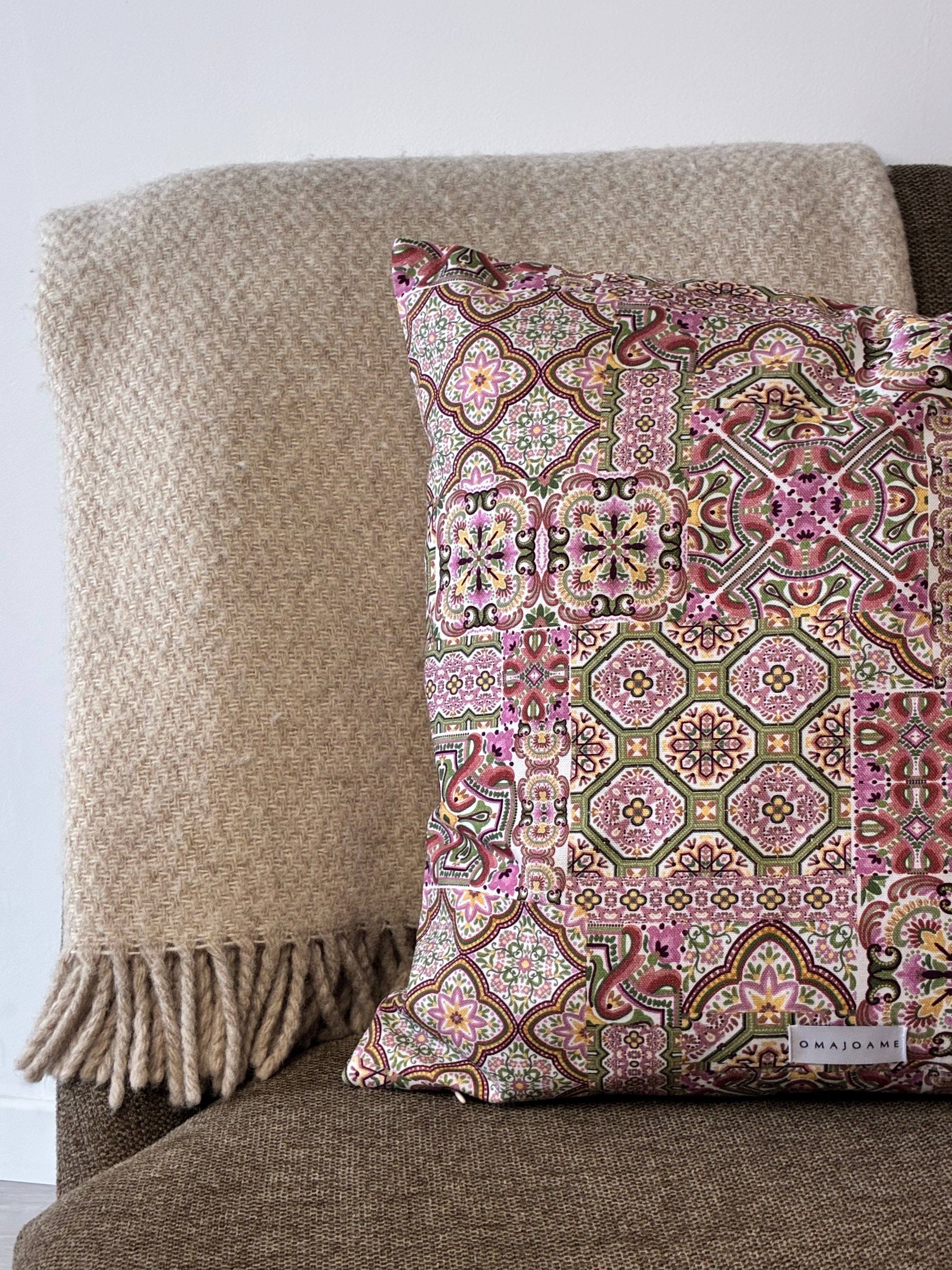 HOUSSE DE COUSSIN Mosaïques