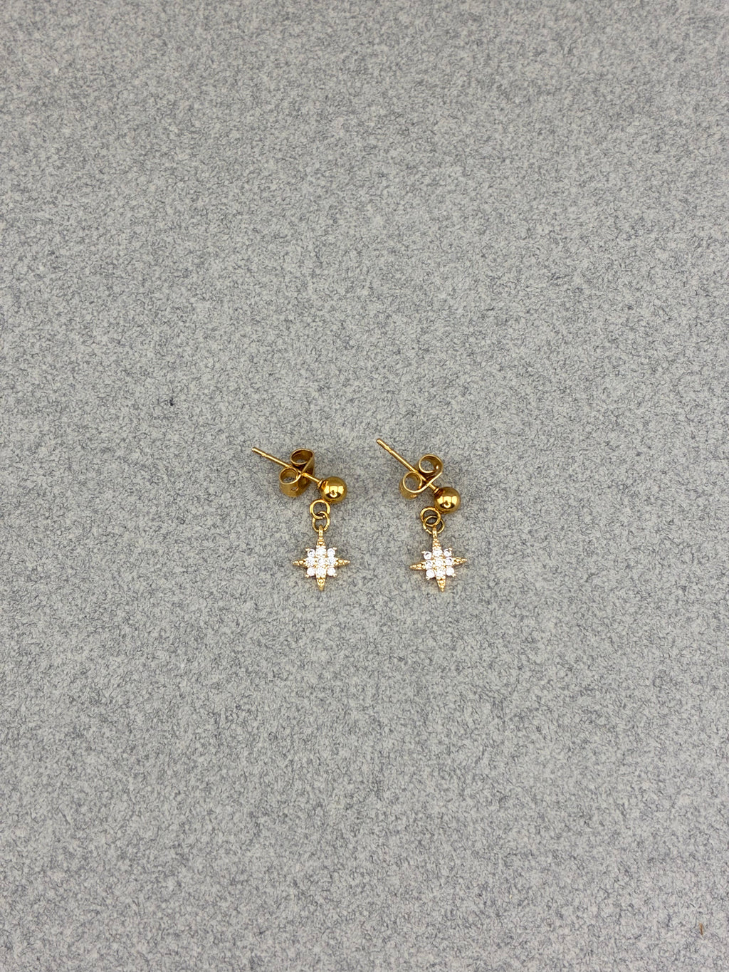 BOUCLES D'OREILLES Etoiles Strass