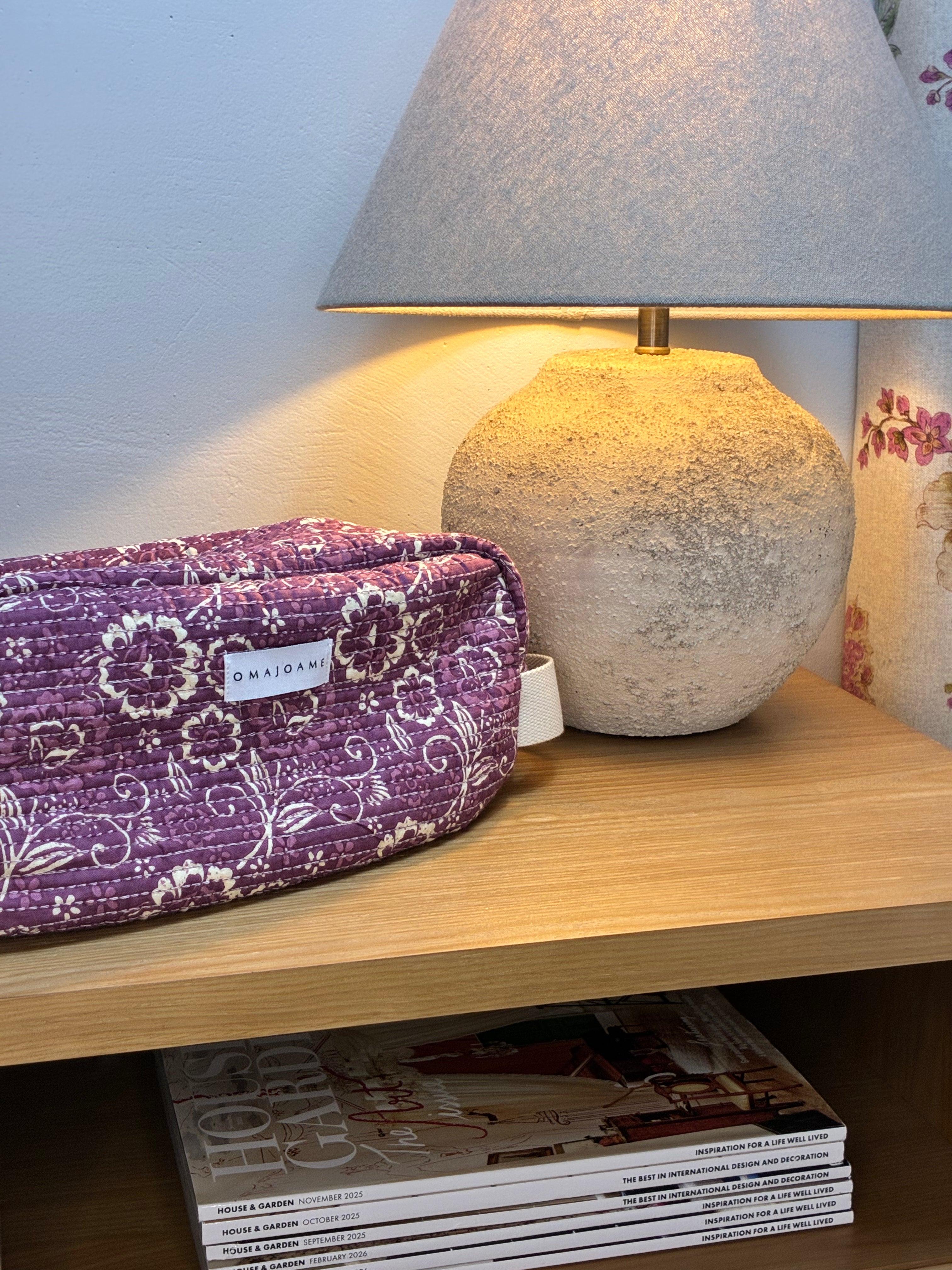 TROUSSE DE TOILETTE Rose Verso