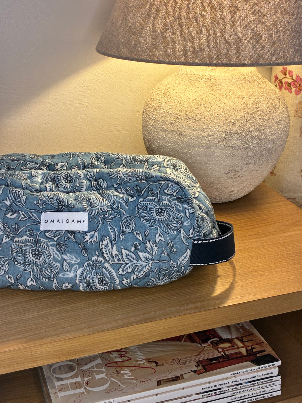 TROUSSE DE TOILETTE Bleu Matelassé