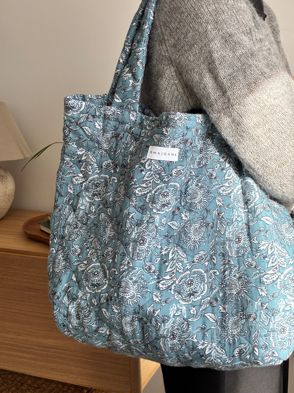 TOTEBAG Bleu Matelassé