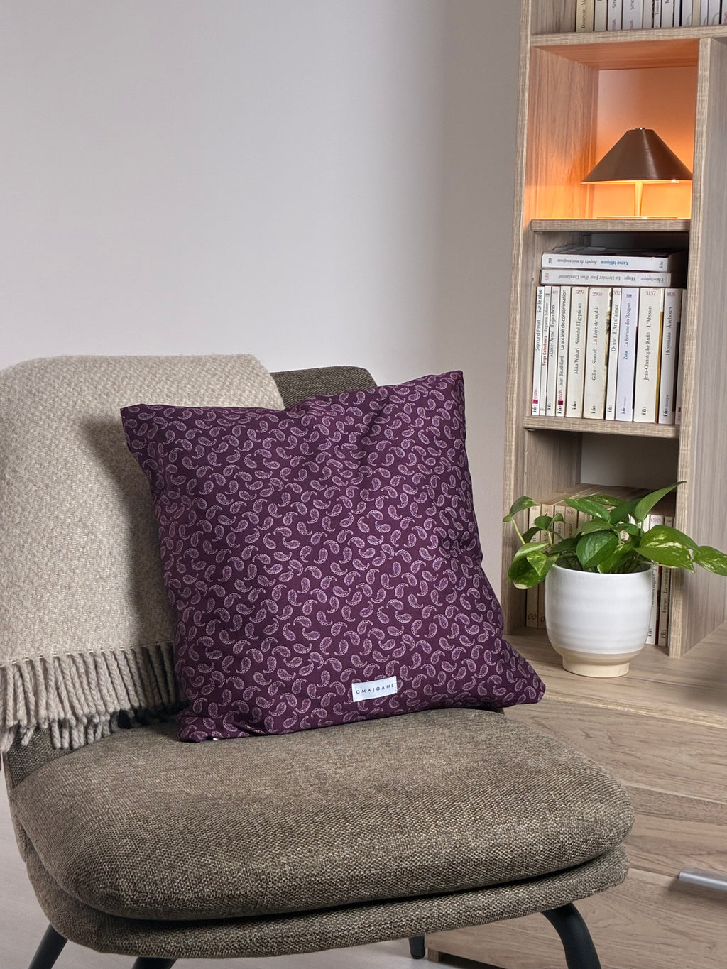 HOUSSE DE COUSSIN Cachemire